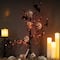 Bag of Mini Pumpkin Head Skulls Halloween Decorations - 3" - Set of 6